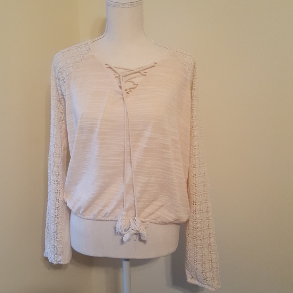 Peasant Meadow Rue knitted top